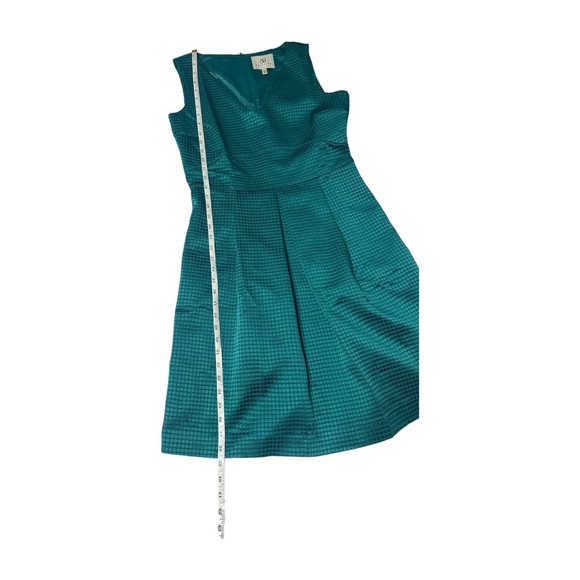 AG Phillips Teal Designer Sheath Dress Size 12 - Picture 5 of 9
